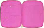 Blue Agenda Folio with Interior Pockets and Zip Close, Travel Portfolio Sized to Fit All Lilly Personal Planners, Cabana Cocktail