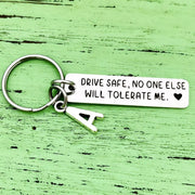 New Drive Safe Keychain Anniversary Gift, Christmas Present, Boyfriend Funny Gift Girlfriend Gift, Birthday Gift, Gift for Her