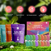 Shower Steamers Aromatherapy, Easter Basket Stuffers Gifts for Her Him 21-Pack Shower Bombs Organic Natural Essential Oil Stress Relief, Unique Birthday Gifts for Her Women Girlfriend Mom Wife Men