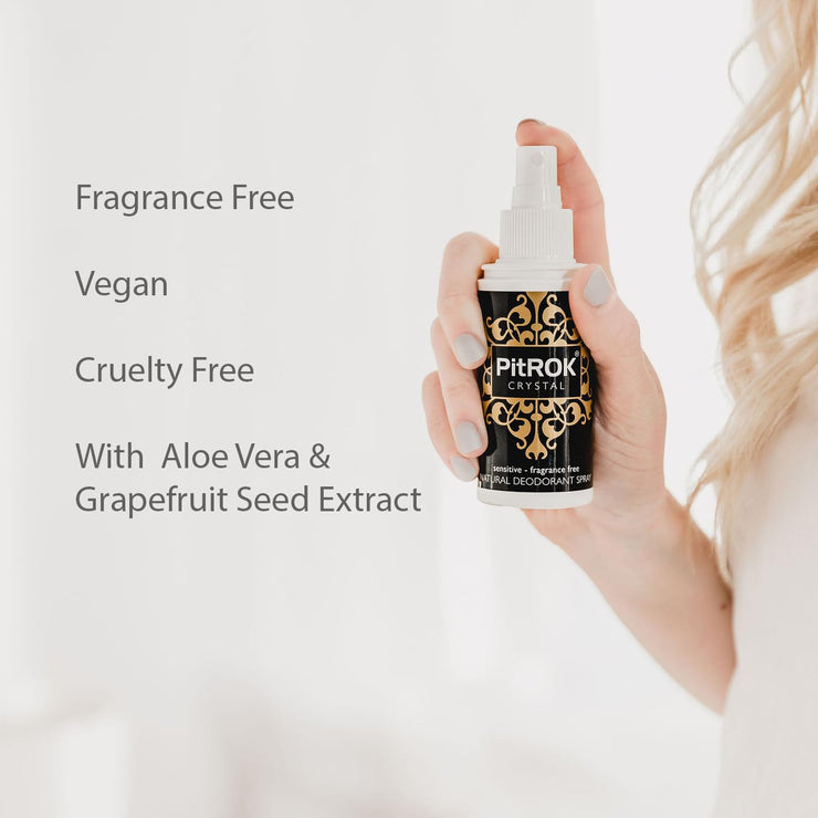 Pitrok Crystal - Natural Deodorant Spray - 100Ml