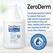 Botanicals Zeroderm 24 Hour Advanced Therapy Daily Moisture Lotion, Allergen-Free, 100% Vegan & Cruelty-Free, Fragrance Free, 1 Gallon (128 Fl. Oz.) Refill