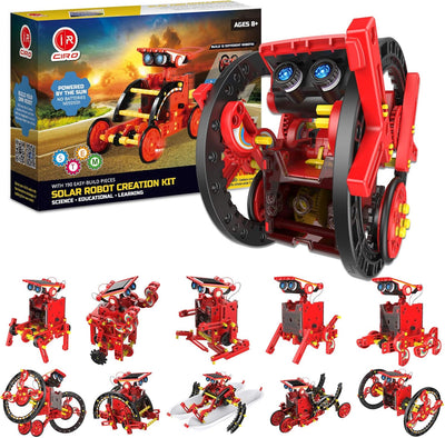 STEM Projects 12-In-1 Solar Robot Toys,Learning Science Experiment Kit, Easy to Build,Gifts for Kids Ages 8+ Year Olds Boys