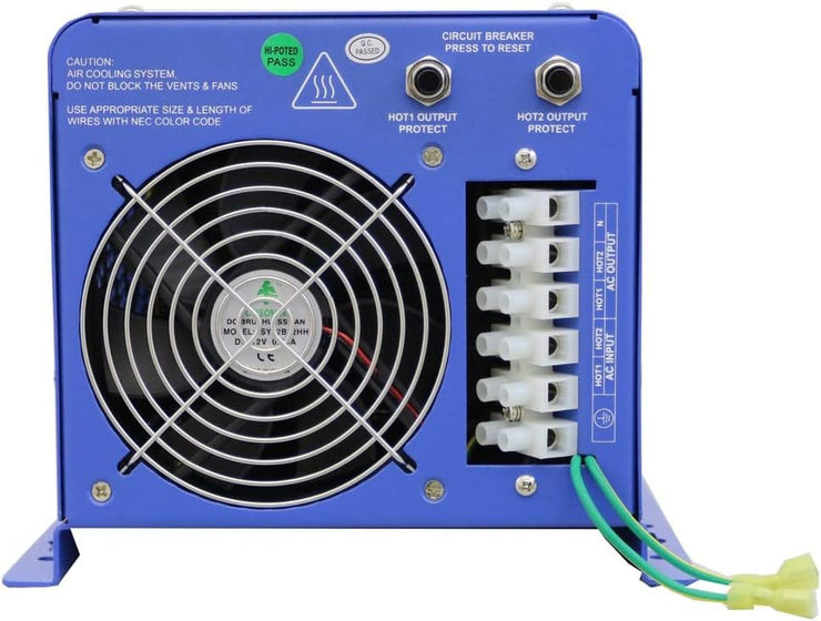 4000 Watt Pure Sine Inverter Charger 48Vdc & 240Vac Input to 120 & 240Vac Split Phase Output 50 or 60 Hz