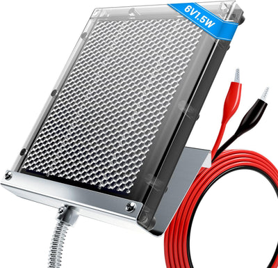 Solar Panel for Deer Feeder 6V 1.5W Waterproof Solar Battery Charger with Mounti