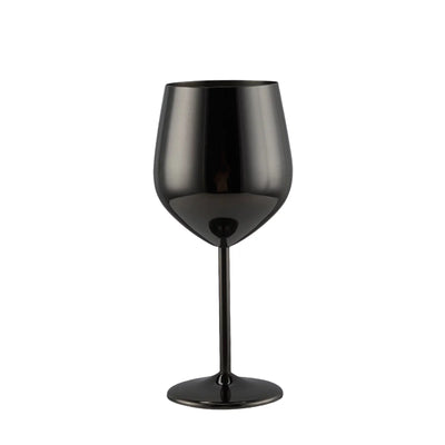 18 Oz Stemmed Stainless Steel Wine Glass Unbreakable Wine Glasses Drinking Glasses Wine Goblet Metallic Goblets for Outdoor Events Party Beach Pool Travel Wedding Anniversary