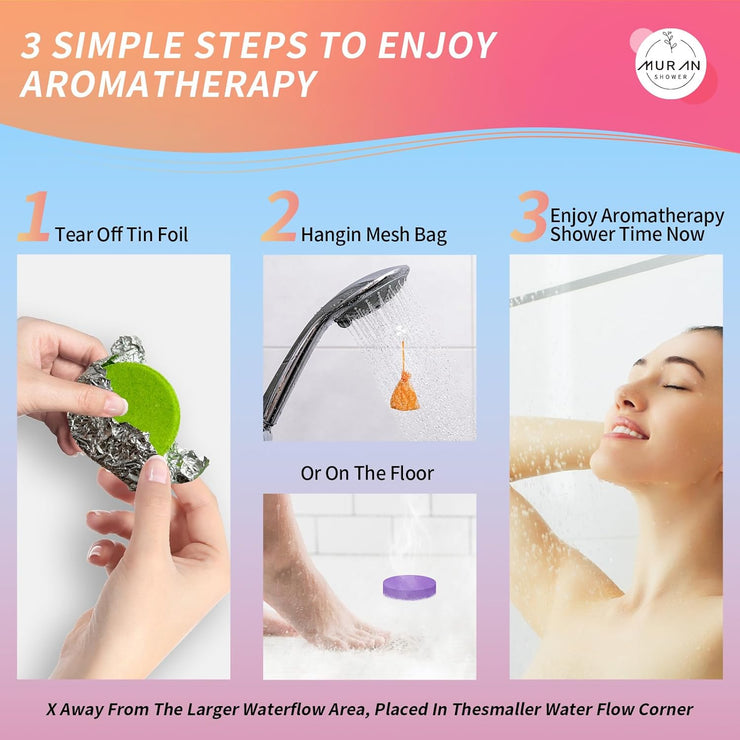 Shower Steamers Aromatherapy, Easter Basket Stuffers Gifts for Her Him 21-Pack Shower Bombs Organic Natural Essential Oil Stress Relief, Unique Birthday Gifts for Her Women Girlfriend Mom Wife Men