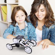 STEM Toy 4WD Car DIY Climbing Vehicle Motor Car Educational Solar Powered Car Engineering Car for Kids&Teens, Science Building Toys, Gifts Toys for 6-12 Year Old Boys Girls