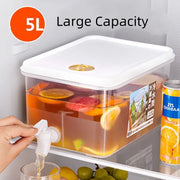 5L Beverage Dispenser with Faucet – Eco-Friendly Cold Water Kettle