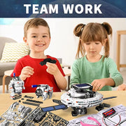 STEM educational solar robot