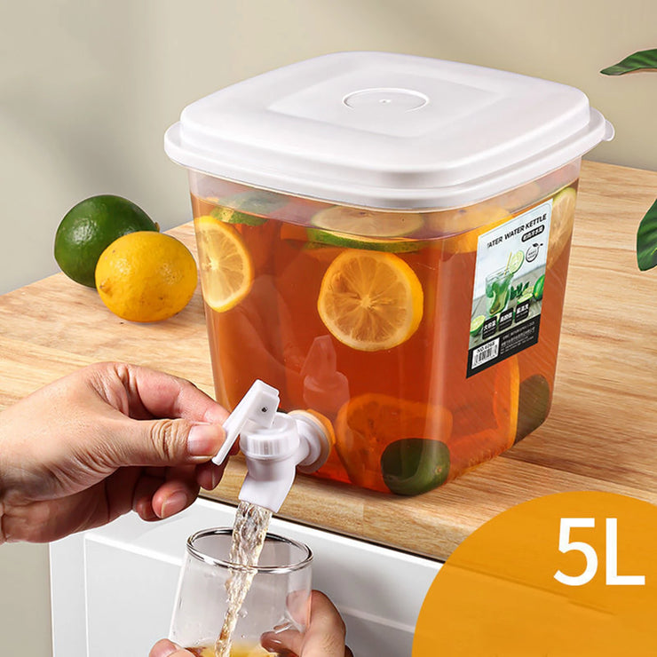 5L Beverage Dispenser with Faucet – Eco-Friendly Cold Water Kettle