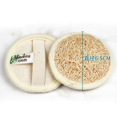 Natural Loofah Face Cleaning Sponge Loofah Pulp Exfoliating Cleansing Towel Makeup Remover Exfoliator Puff Facial Deep Cleansing