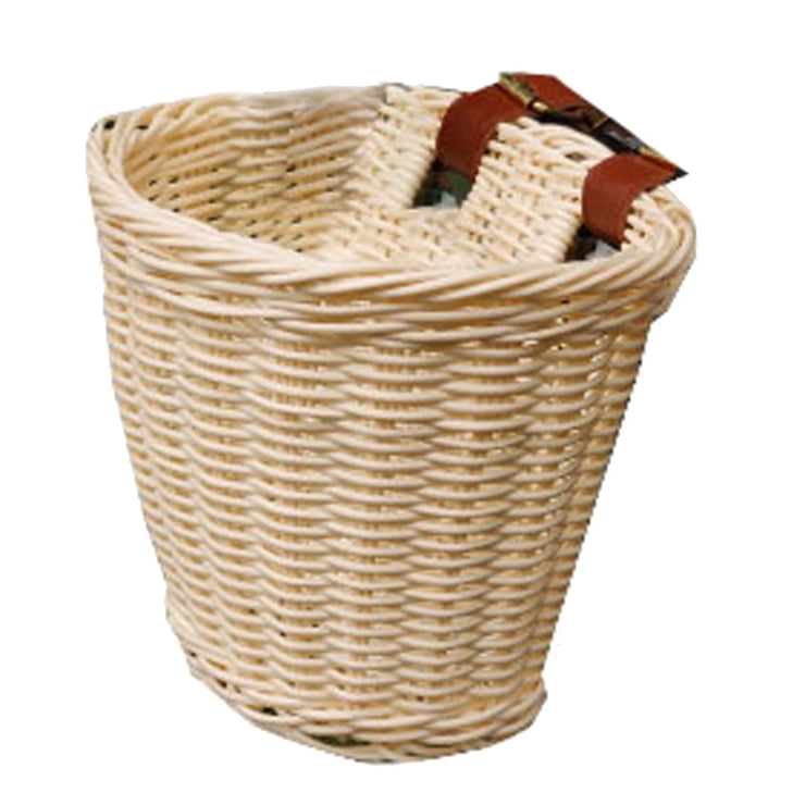 2023 Home Storage and Organization Bike Basket, Kids Front Handlebar Bike Basket, Rattan Woven Bicycle Basket