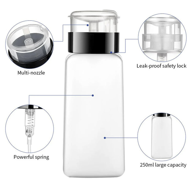 Eco-Friendly Nail Bottle Press Pump Dispenser