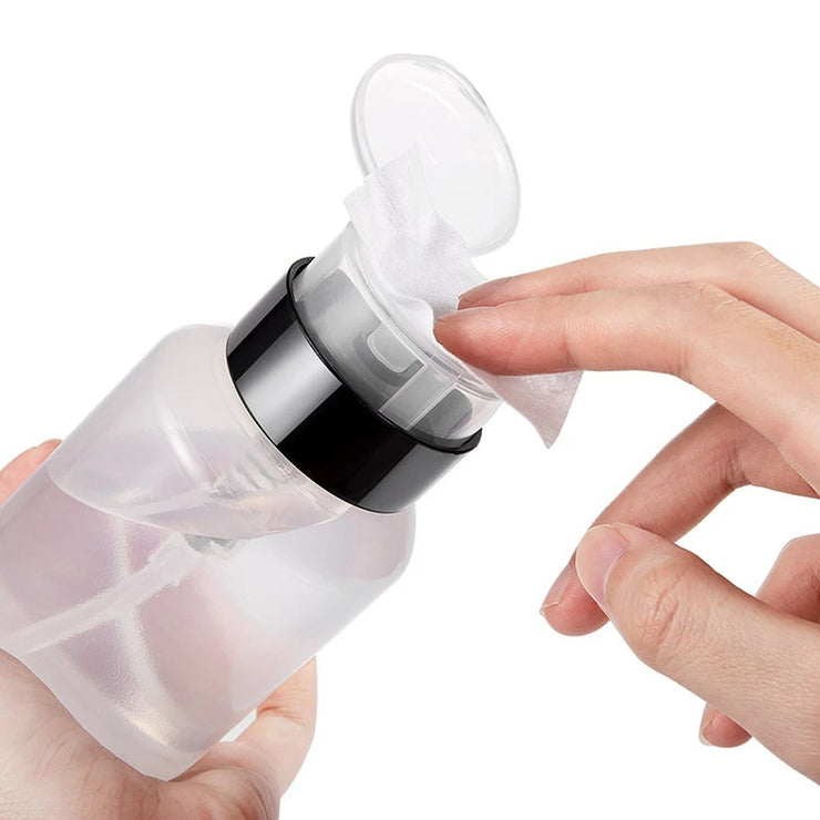 Nail Bottle Press Pump Dispenser for Nail Polish Remover